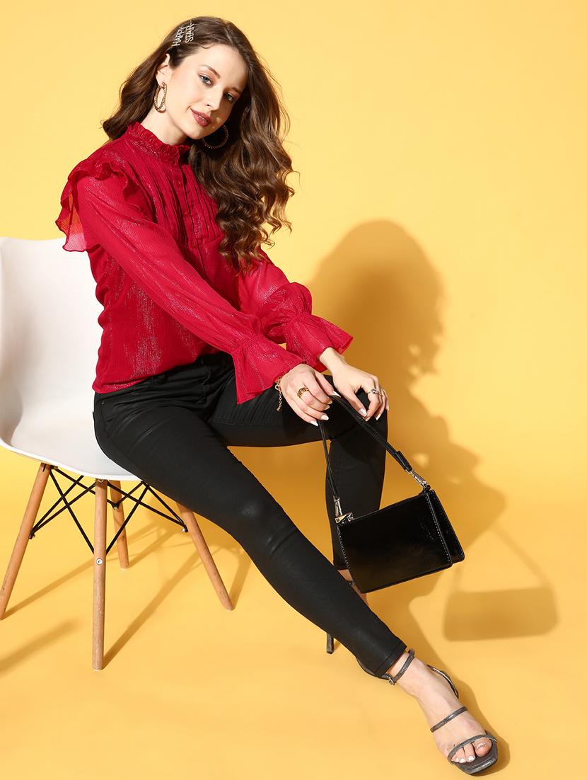 long sleeved solid regular shirt - 18363473 - Zoom Image - 4