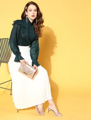 long sleeved solid regular shirt - 18363474 - Standard Image - 4