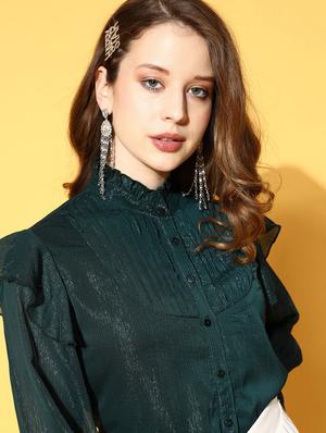 long sleeved solid regular shirt - 18363474 - Standard Image - 5