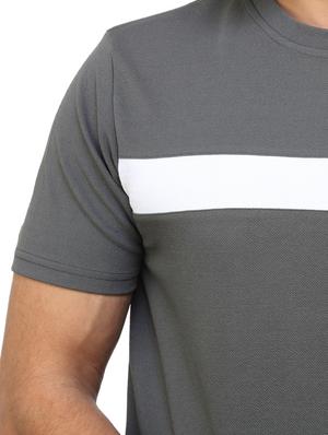 grey cut and sew t-shirt - 18365950 - Standard Image - 4