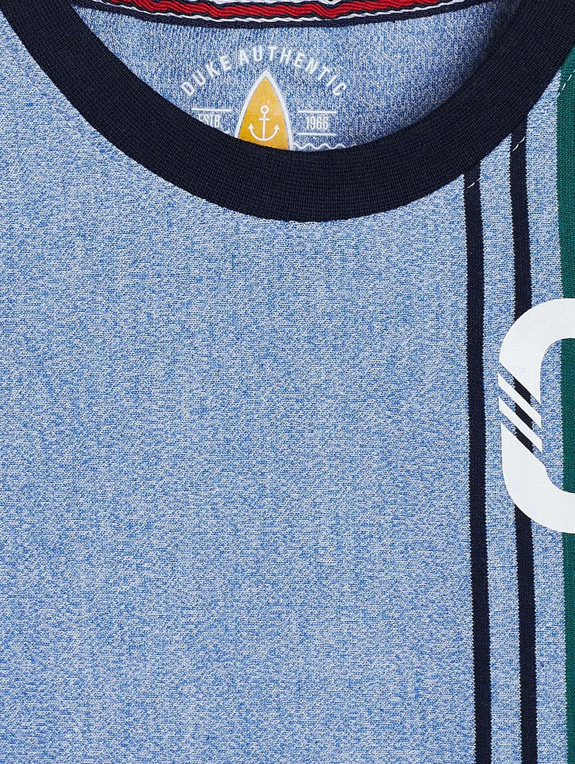blue printed t-shirt - 18366111 - Zoom Image - 3