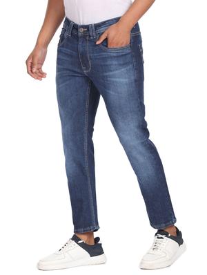 blue light washed denim jean - 18366445 - Standard Image - 3