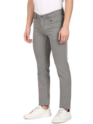 grey light washed denim jean - 18366451 - Standard Image - 3