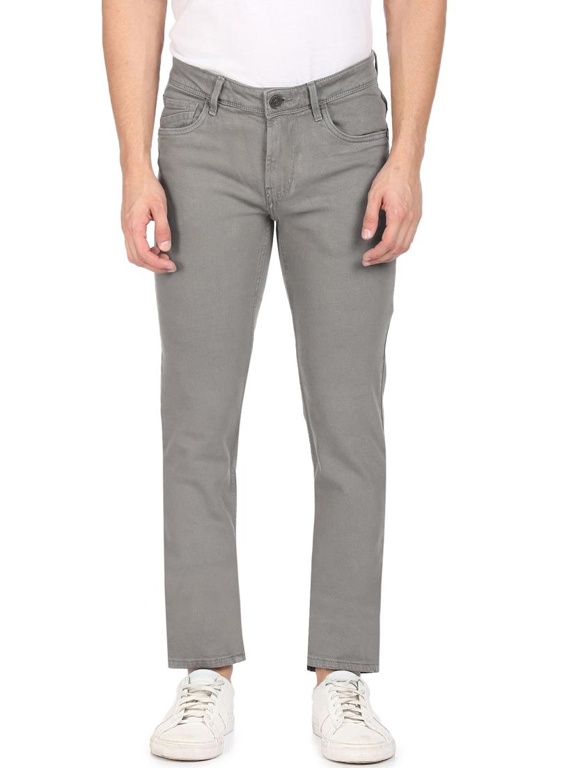 grey light washed denim jean - 18366451 - Zoom Image - 2