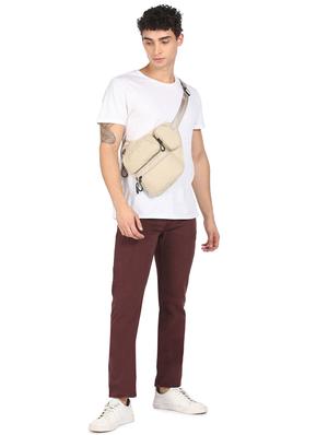 maroon light washed denim jean - 18366453 - Standard Image - 4