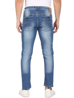 blue light washed denim jean - 18366484 - Standard Image - 4