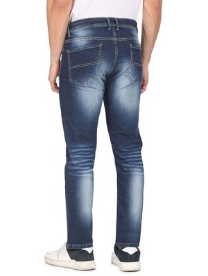 navy-blue light washed denim jean - 18366485 - Standard Image - 4