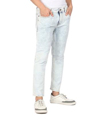 blue light washed denim jean - 18366486 - Standard Image - 3