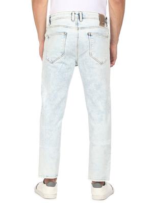 blue light washed denim jean - 18366486 - Standard Image - 4