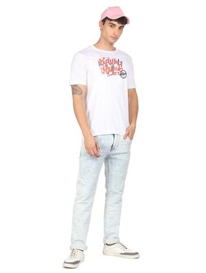 blue light washed denim jean - 18366486 - Standard Image - 5