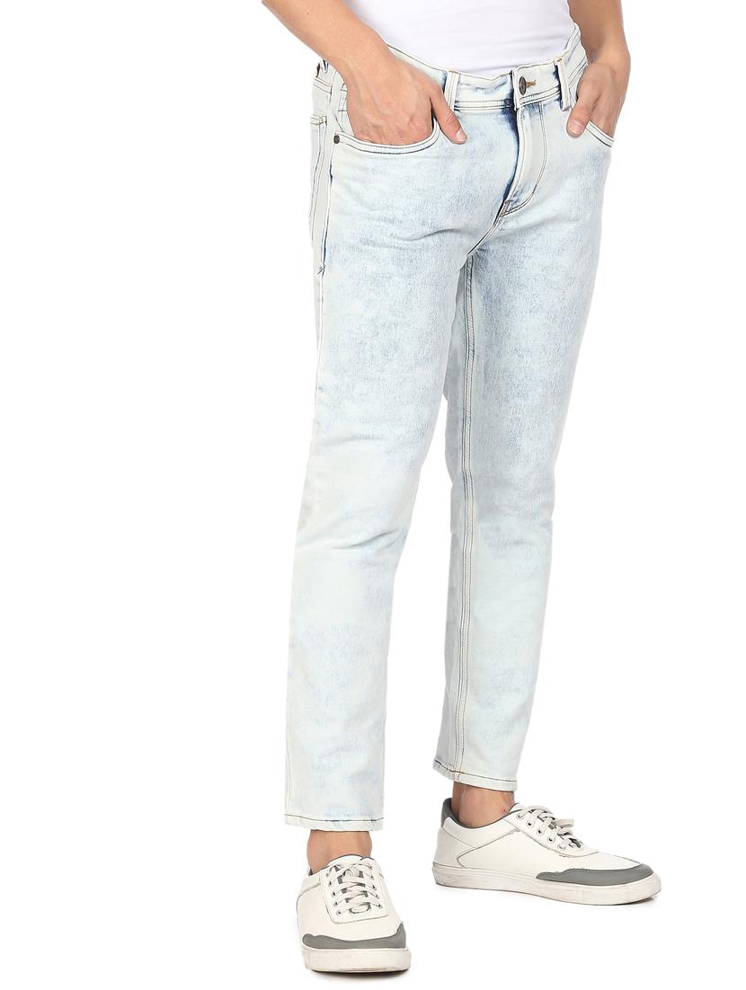 blue light washed denim jean - 18366486 - Zoom Image - 3