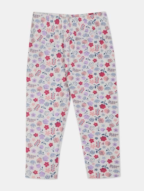 white printed legging - 18366571 - Standard Image - 1