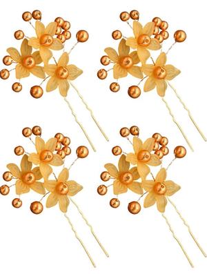 hair accessories yellow color - 18366923 - Standard Image - 2