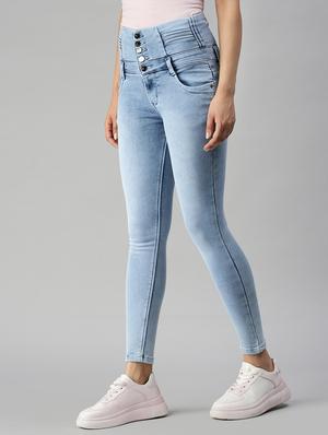 high-rise washed denim jean - 18366948 - Standard Image - 2