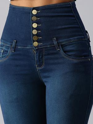 high-rise washed denim jean - 18366951 - Standard Image - 5