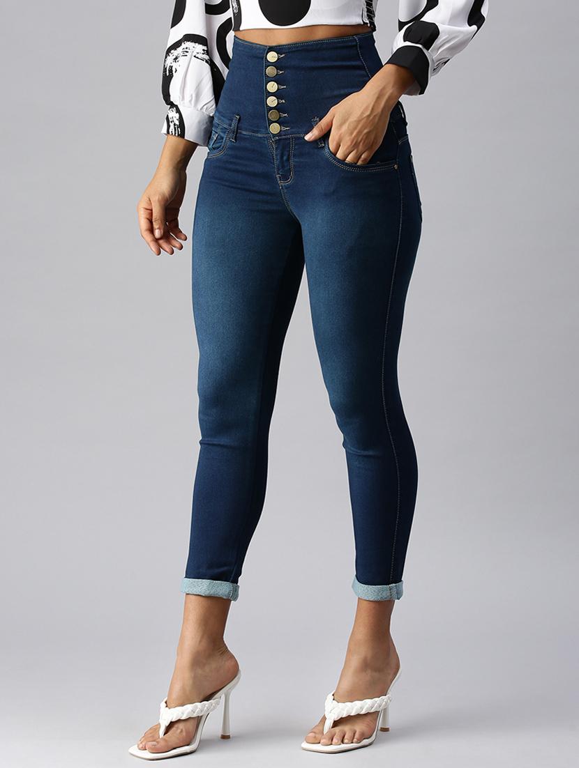 high-rise washed denim jean - 18366951 - Zoom Image - 2