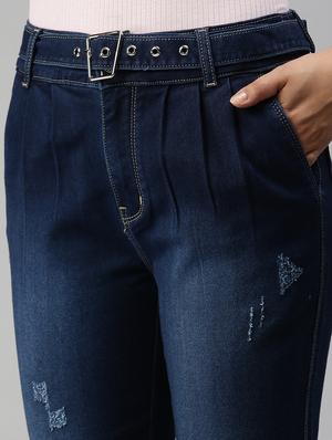 high-rise washed denim jean - 18366953 - Standard Image - 5