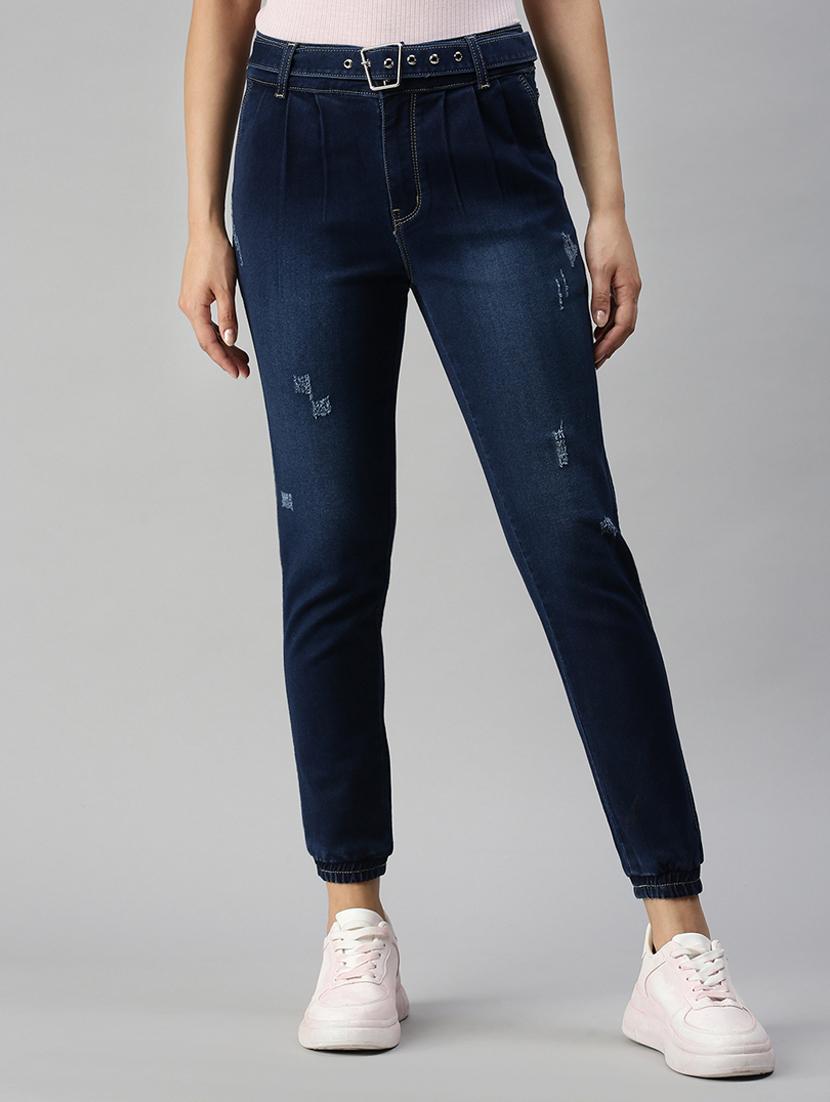 high-rise washed denim jean - 18366953 - Zoom Image - 1