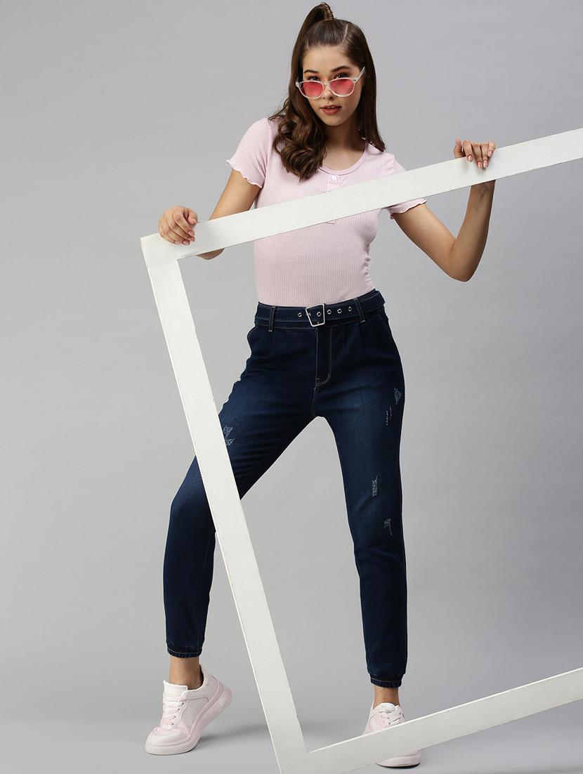 high-rise washed denim jean - 18366953 - Zoom Image - 4