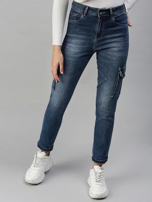 high-rise washed denim jean - 18366965 - Standard Image - 2