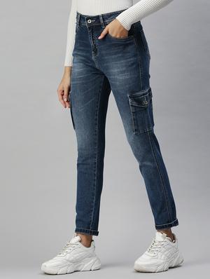 high-rise washed denim jean - 18366965 - Standard Image - 3