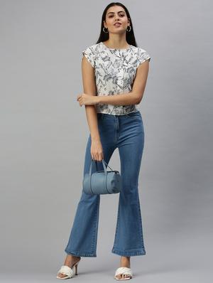high-rise washed denim jean - 18366967 - Standard Image - 4