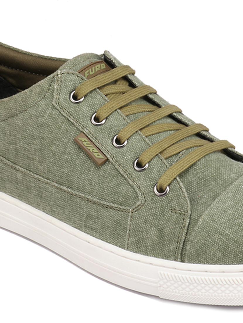 green canvas lace up sneakers - 18366994 - Zoom Image - 6