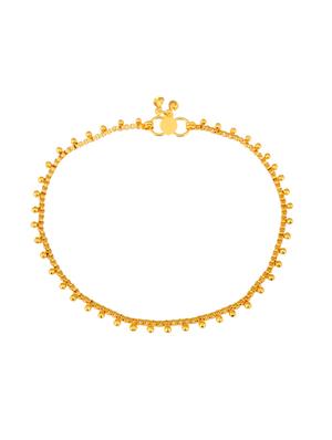 gold metal anklets and payal - 18367242 - Standard Image - 3
