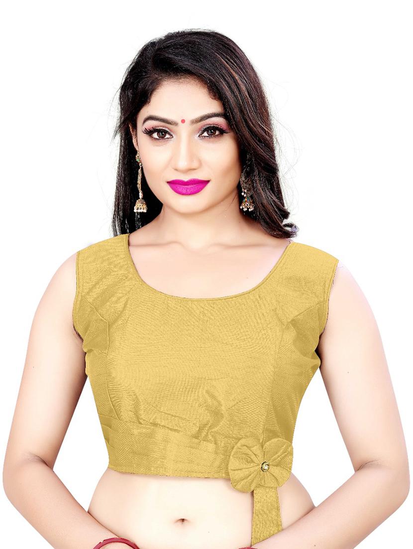 beige silk regular blouse - 18367480 - Zoom Image - 1