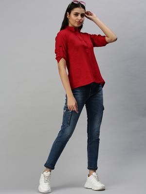 long sleeved solid regular shirt - 18367696 - Standard Image - 4