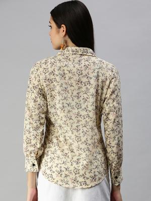 long sleeved printed regular shirt - 18367701 - Standard Image - 3