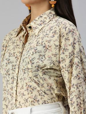 long sleeved printed regular shirt - 18367701 - Standard Image - 5