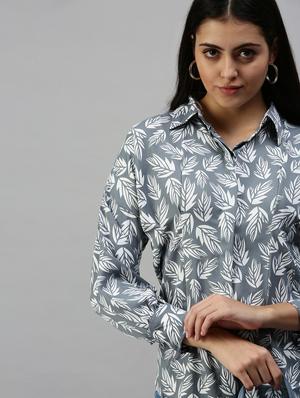 long sleeved printed regular shirt - 18367709 - Standard Image - 5