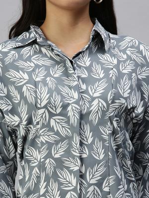 long sleeved printed regular shirt - 18367709 - Standard Image - 6