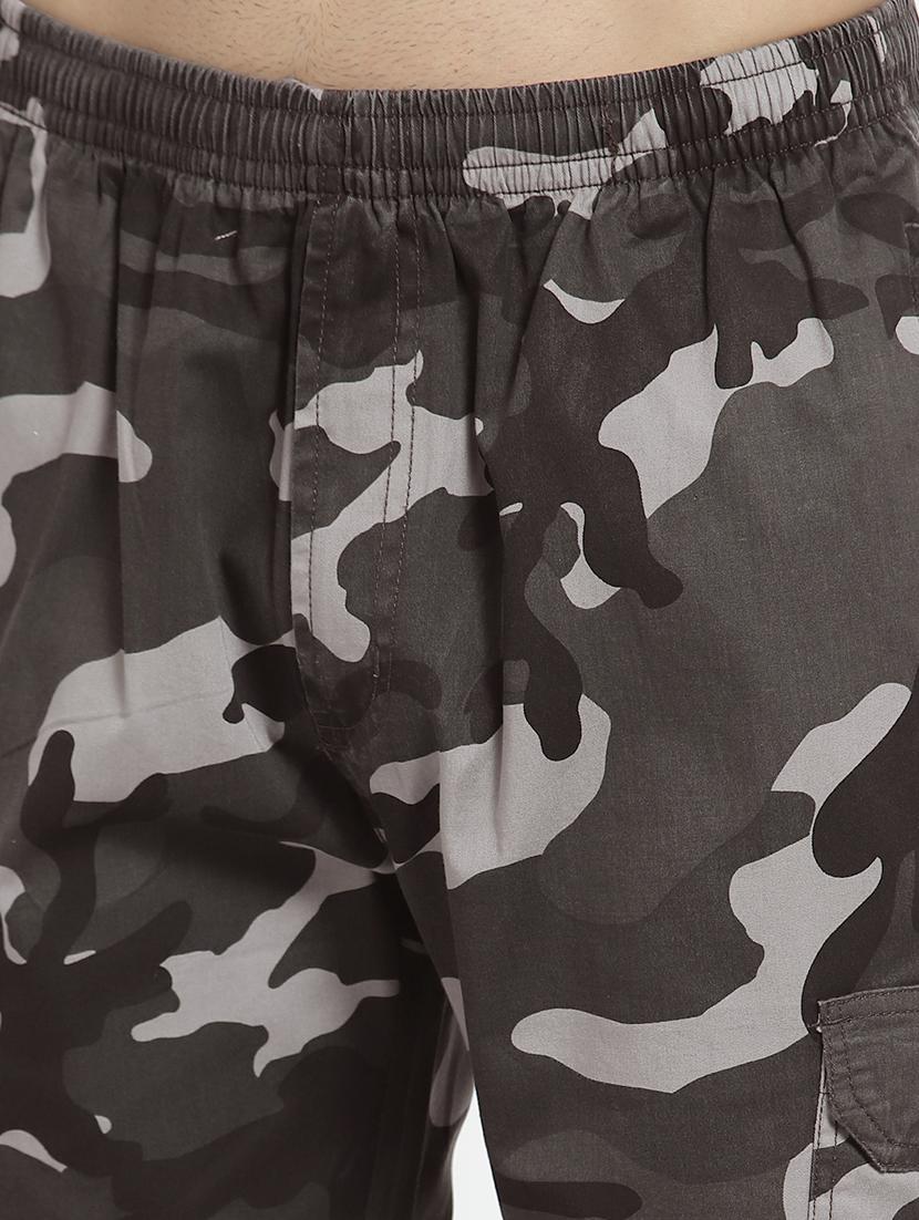 olive camouflage cargos casual trouser - 18368064 - Zoom Image - 5