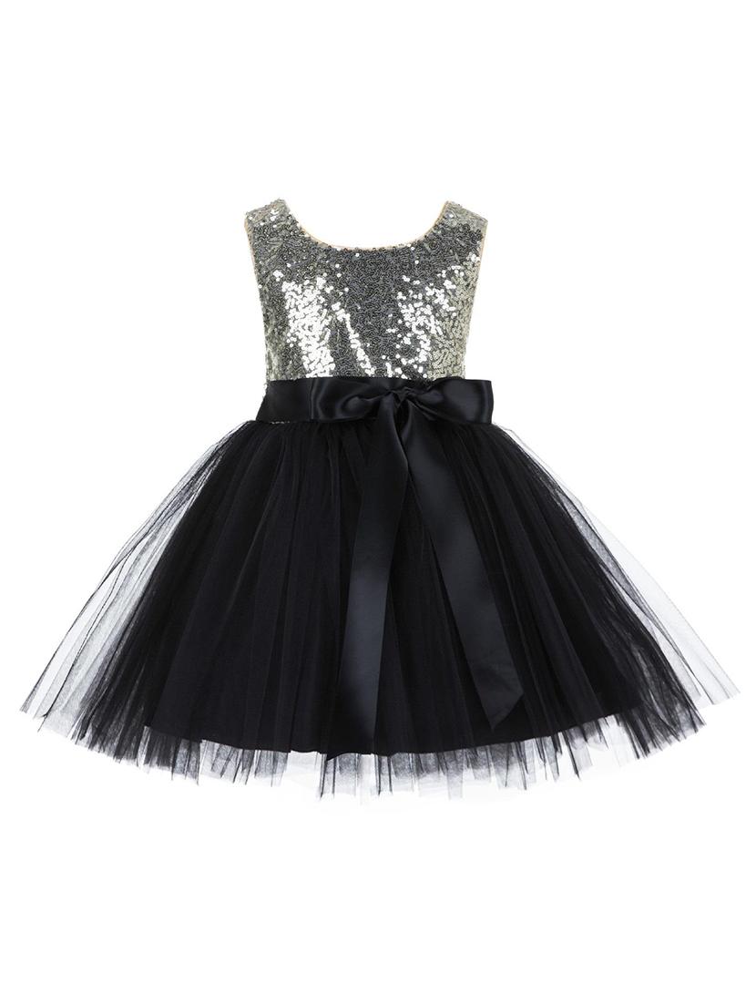 black embellished frock - 18368566 - Zoom Image - 1
