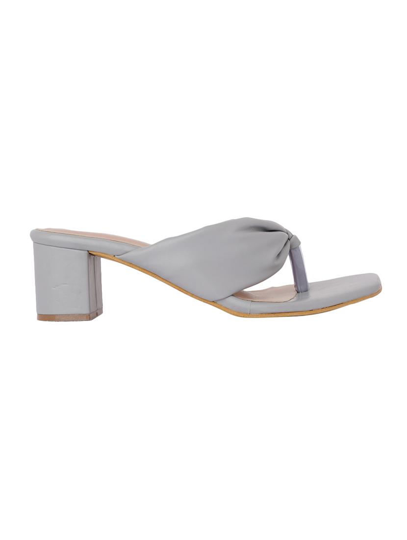 grey synthetic slip on sandals - 18369151 - Zoom Image - 3