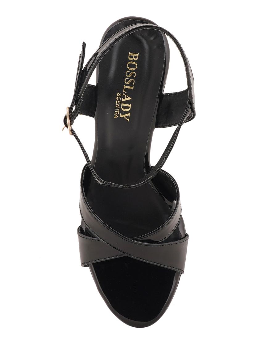 black ankle strap sandal - 18369243 - Zoom Image - 4
