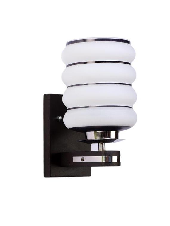 eliante brown wood base white white shade wall light - pp-504-1w - without bulb - 18369464 - Zoom Image - 4