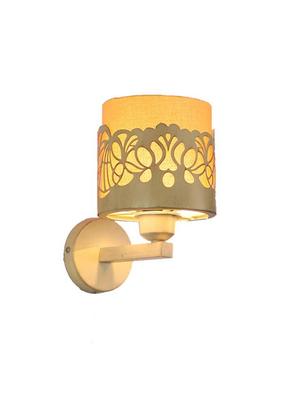 eliante cream iron base yellow white shade wall light - 3026-1w - without bulb - 18369479 - Standard Image - 3