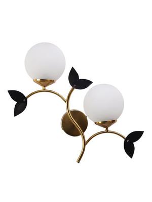 eliante gold iron base white white shade wall light - 3034-2w - without bulb - 18369489 - Standard Image - 4