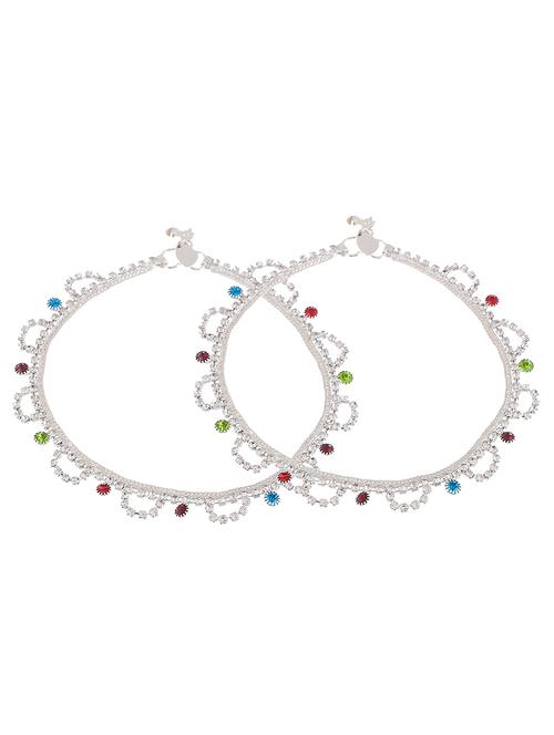 cz multistone faiza anklet - 18369759 - Standard Image - 1