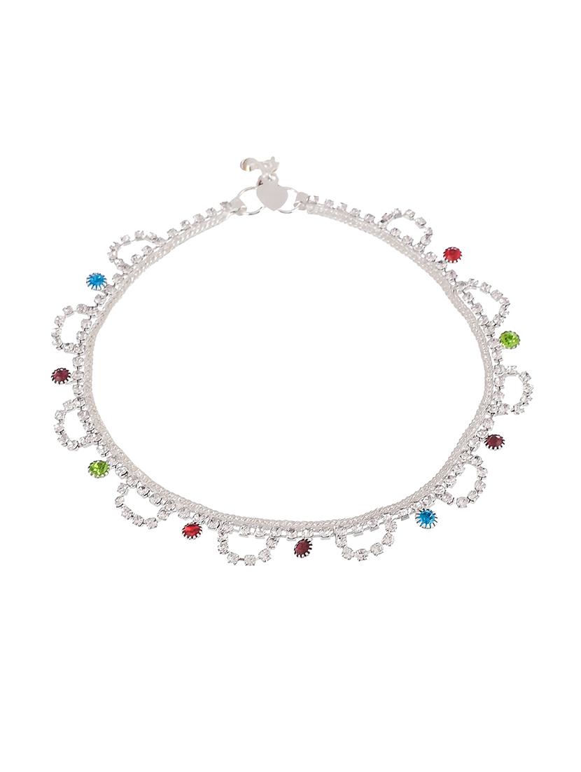 cz multistone faiza anklet - 18369759 - Zoom Image - 3
