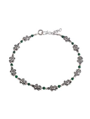 silver brass anklets and payal - 18369836 - Standard Image - 3