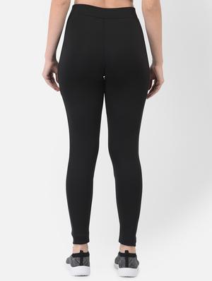high rise solid track pant - 18370347 - Standard Image - 4