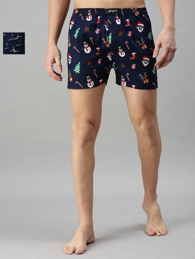 set of 2 printed cotton boxer - 18370762 - Zoom Image - 1