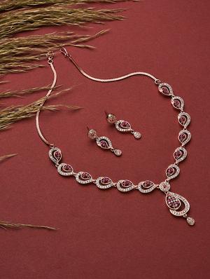 gold plated choker necklace - 18370810 - Standard Image - 2