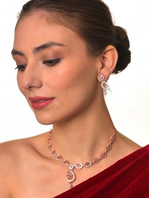 gold plated choker necklace - 18370810 - Standard Image - 5