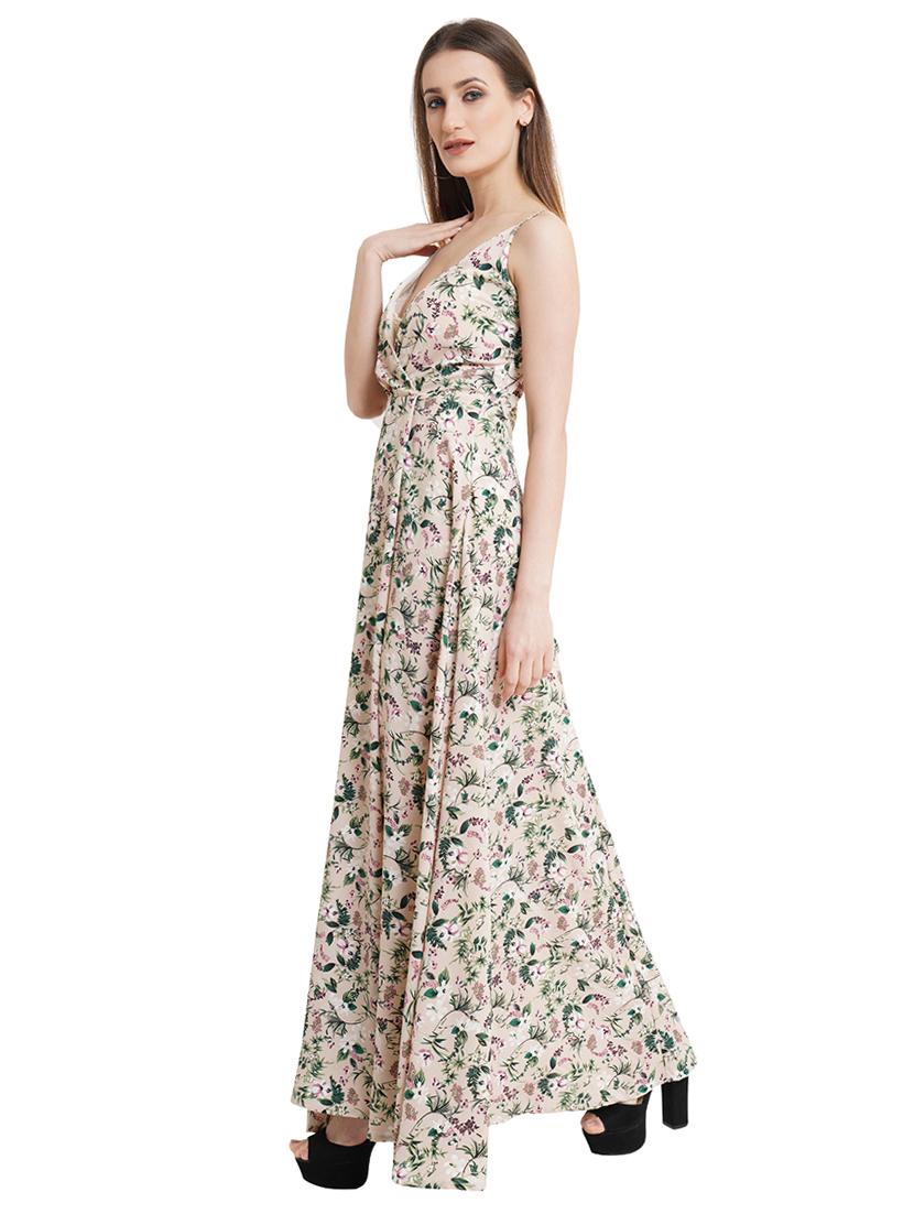 cami neck floral fit & flare dress - 18371727 - Zoom Image - 2