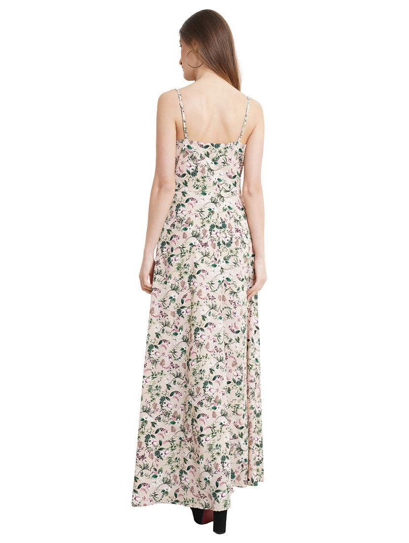 cami neck floral fit & flare dress - 18371727 - Zoom Image - 3